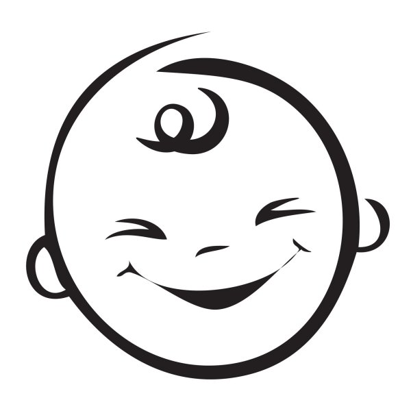 Улыбка мультяшная