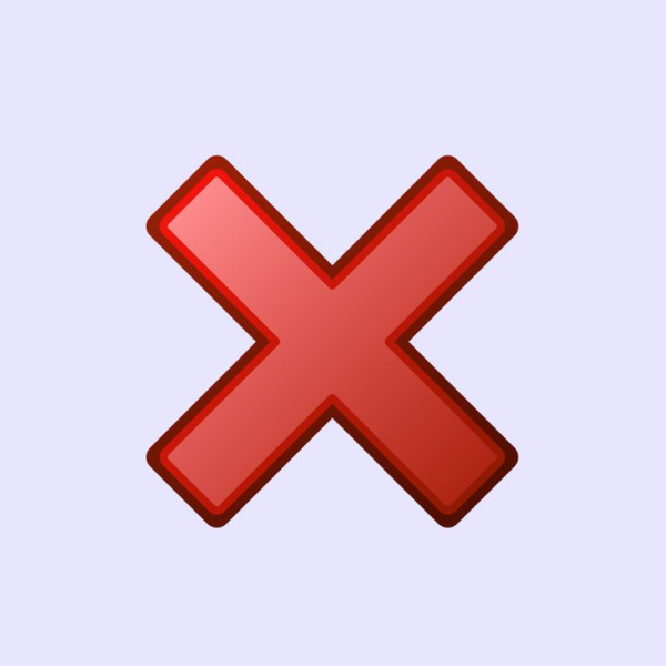 Эмодзи красный крест