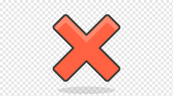 Крестик мультяшный