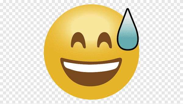 Смайлик с капелькой на голове