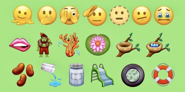 Новые ЭМОДЖИ IOS 15.4