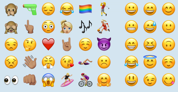 Смайлы из айфона