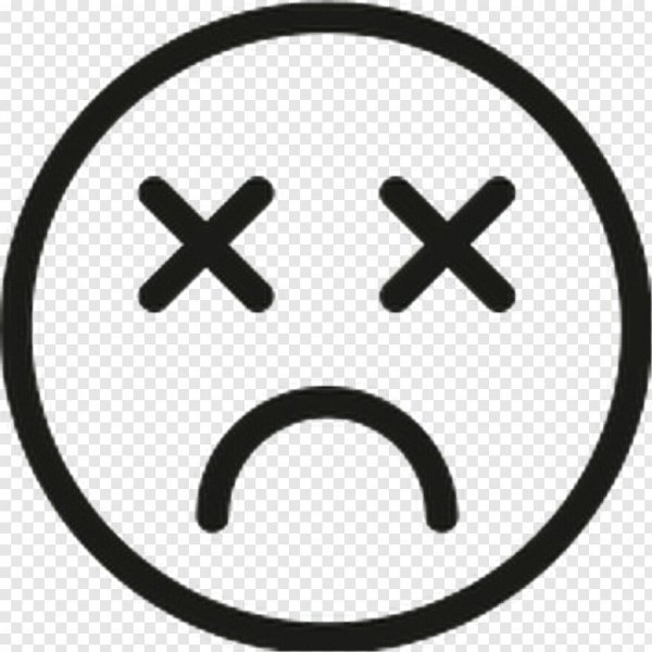 Смайлик с глазами крестиками