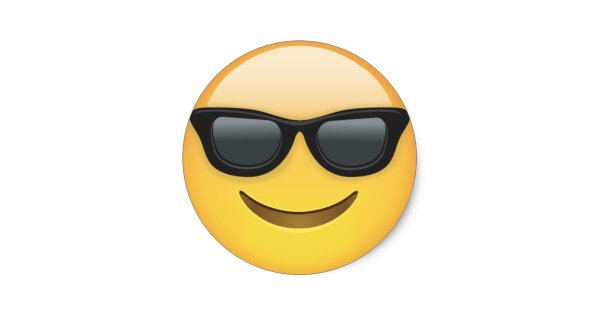 Смайлик в очках айфон