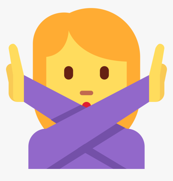 Смайлик со скрещенными руками