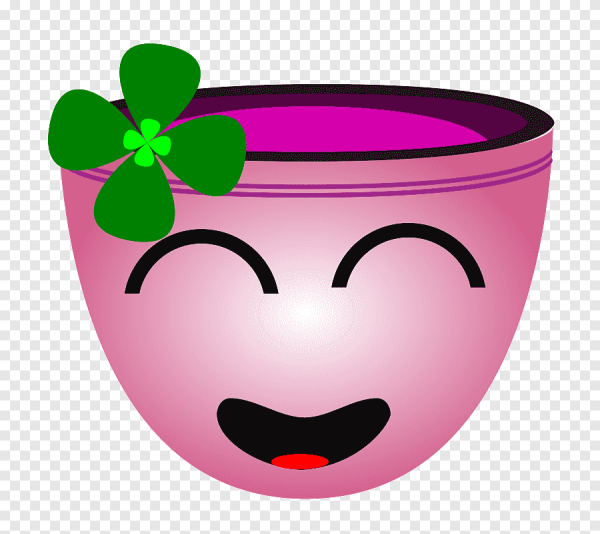 Смайлик чашка с сердечком