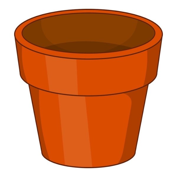 Горшок для цветов мультяшный