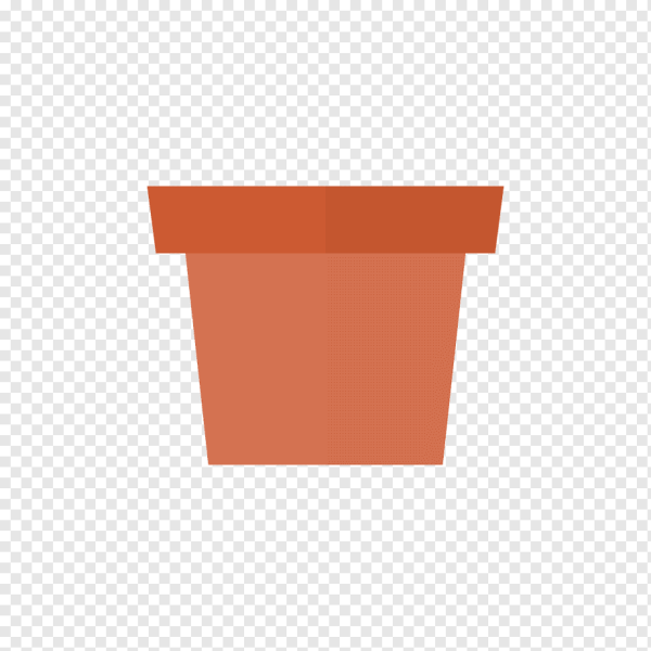 Трафарет горшок для цветов