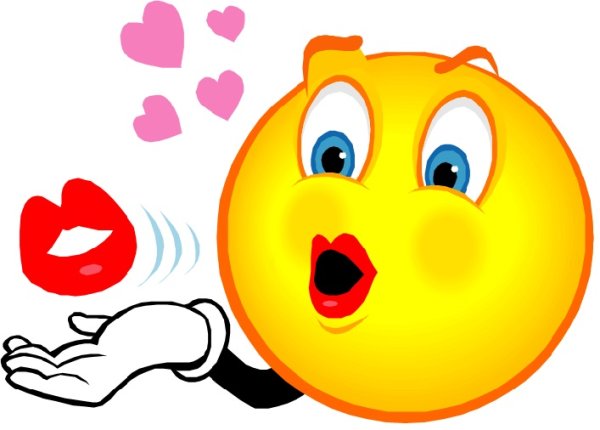 Воздушный поцелуй смайлик