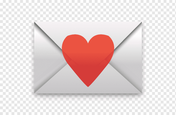 Письмо с сердечком