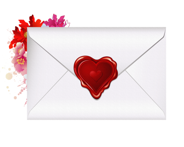 Конвертик с сердцем