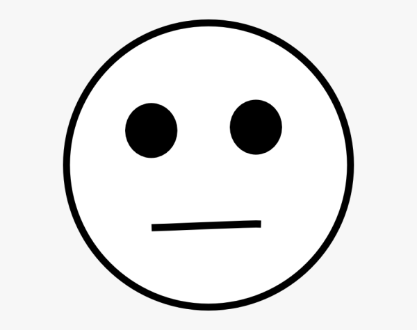 Зеленый смайлик с прямым ртом