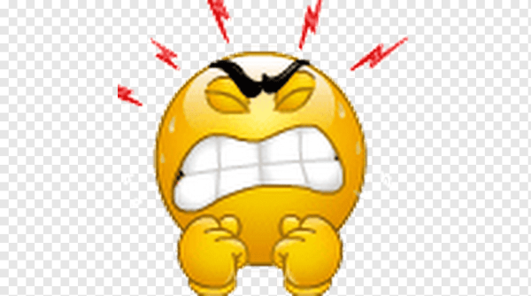 Смайлик рвет волосы на голове