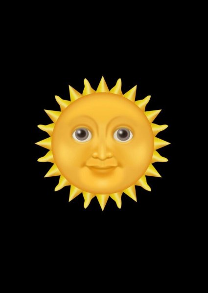 Солнце из ВК смайлик