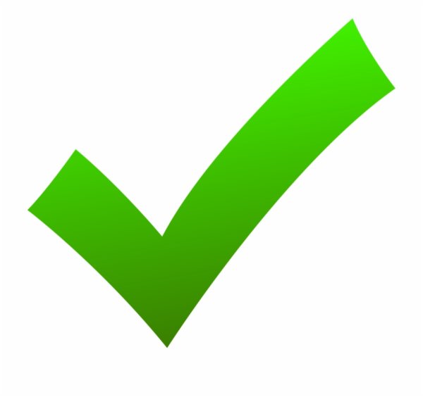 Зеленая галочка
