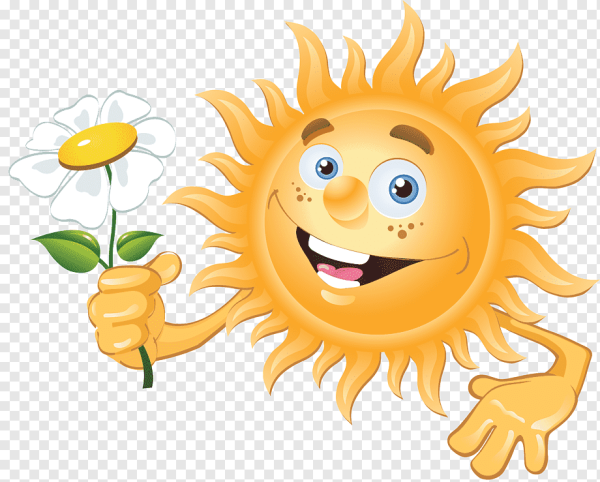 Солнышко улыбается