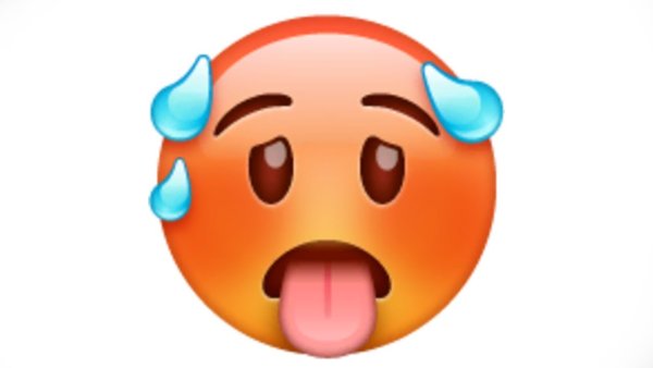 Смайлик вспотел