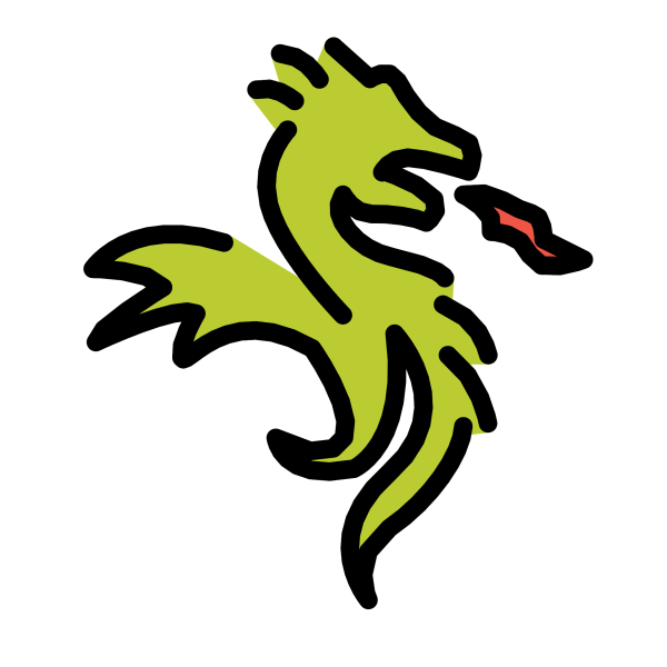 Эмодзи голова дракона