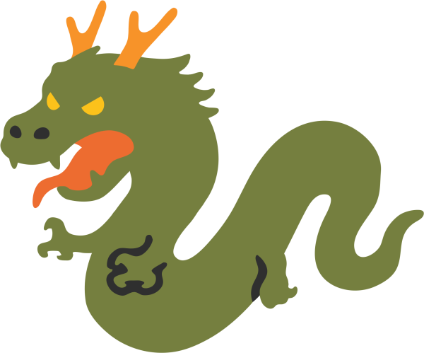 Китайский дракон рисунок