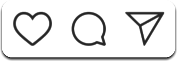 Значок комментария в инстаграмме