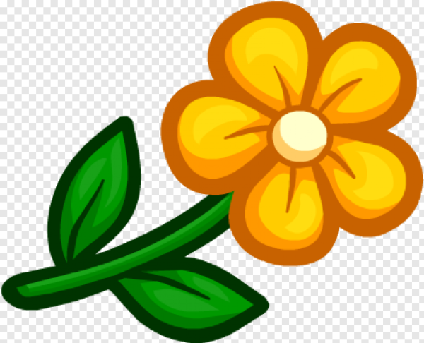 Стикер цветочек