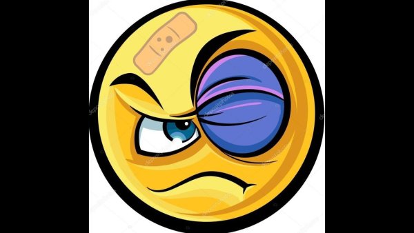 Смайлик с синяком