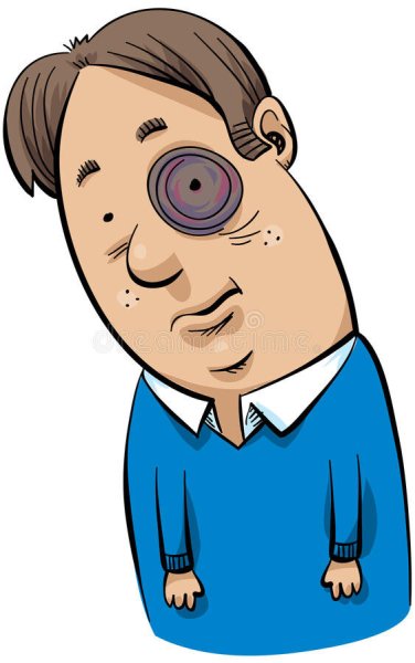 Мультяшка с синяками под глазами