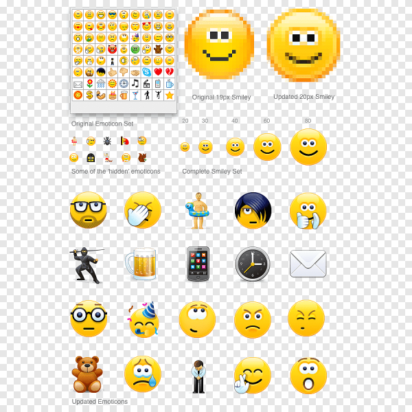 Смайлики из скайпа