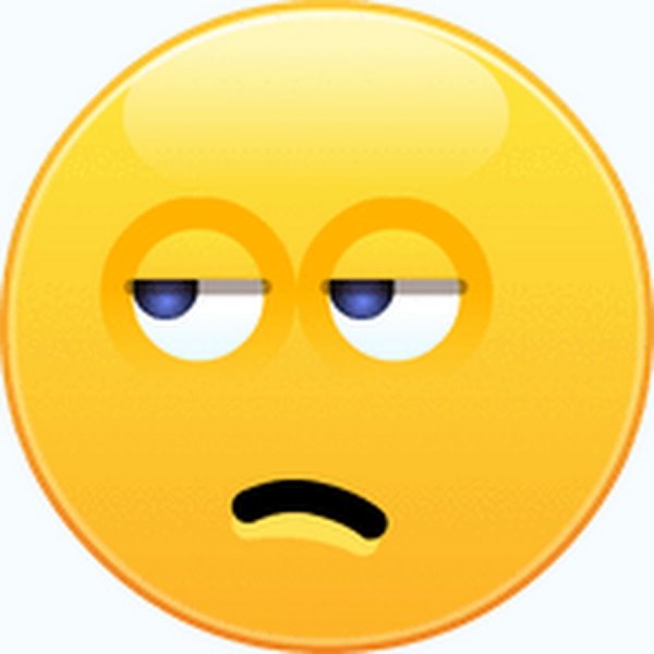 Смайлик с закатанными глазами