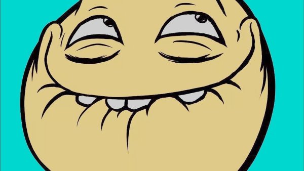 Улыбка на белом фоне