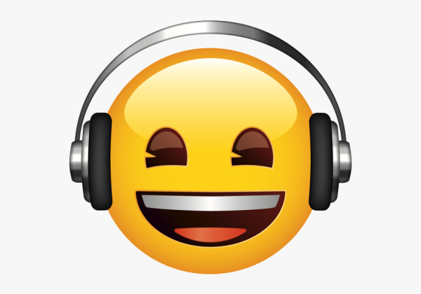 Смайлик наушники