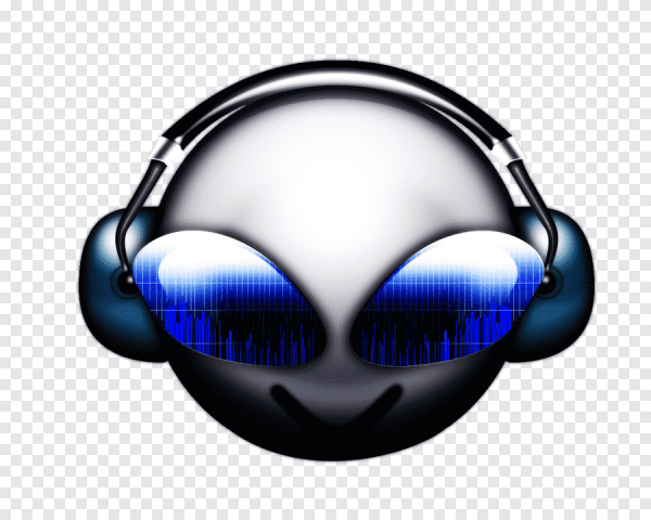 Смайл с наушниками