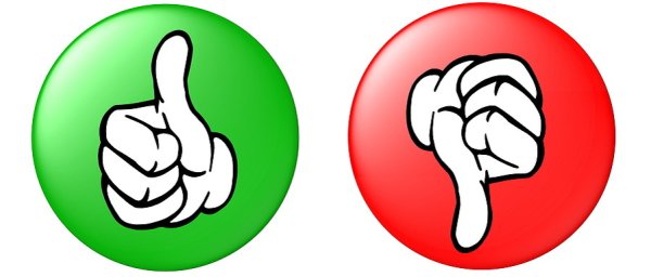 Смайл палец вверх и вниз