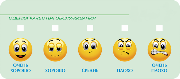 Смайлики для оценивания