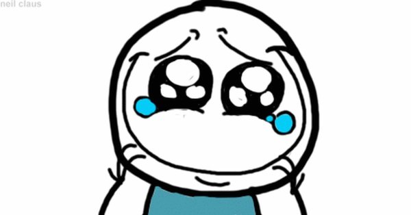 Мем плачет от счастья