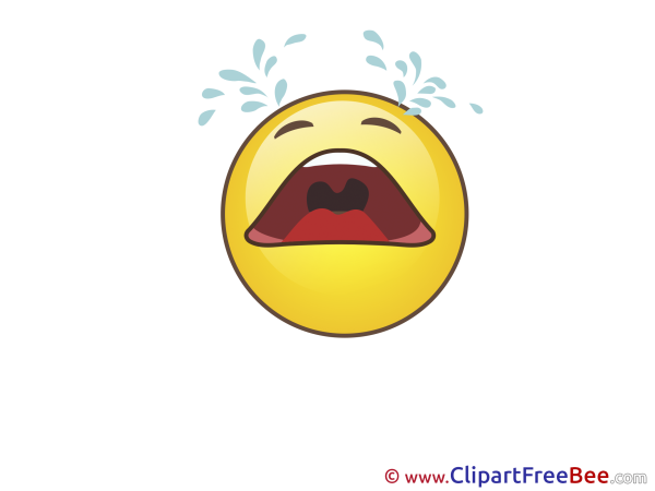 Смайлик смеется и плачет