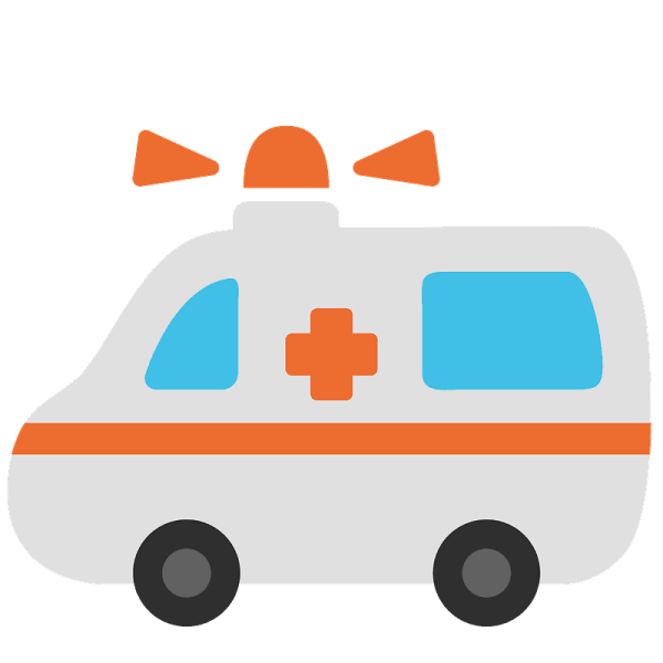 Аппликация машина скорой помощи