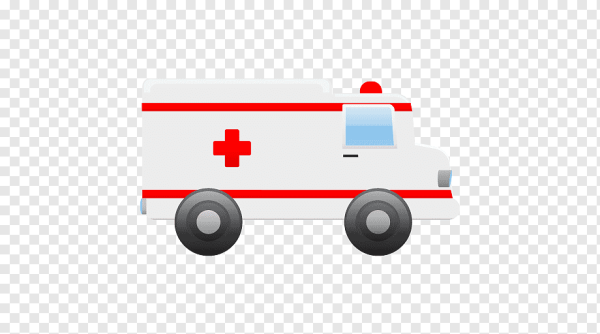 Машина скорой помощи без фона