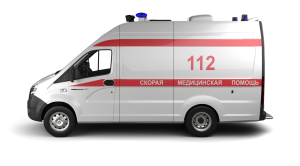 Скорая машина мультяшная