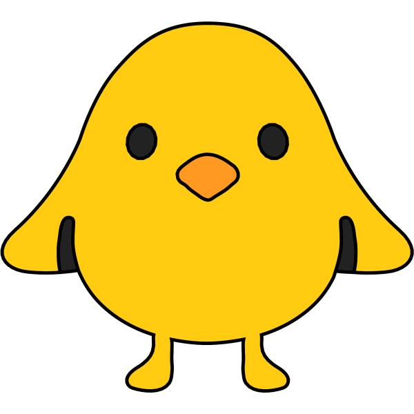 Цыпленок стикер
