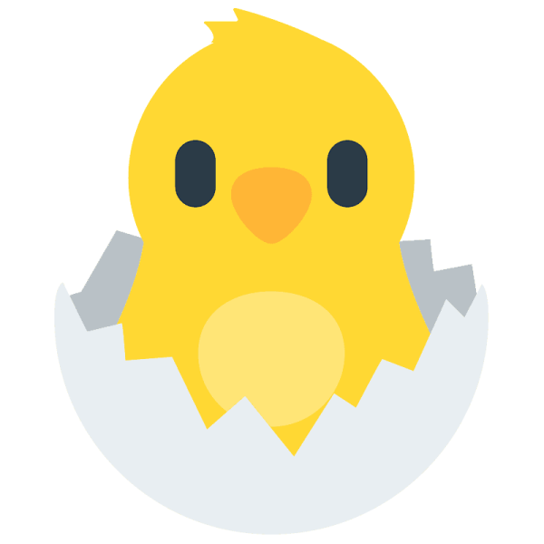 Эмодзи птенчик