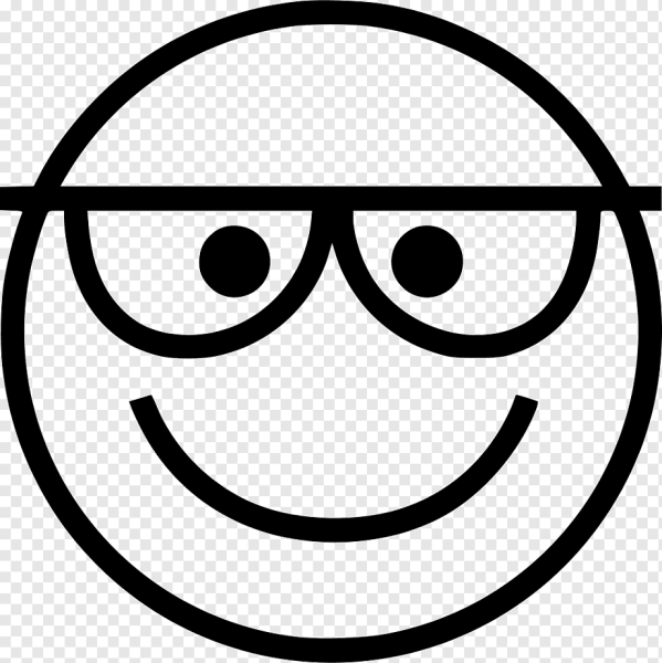 Смайлик в чёрных очках