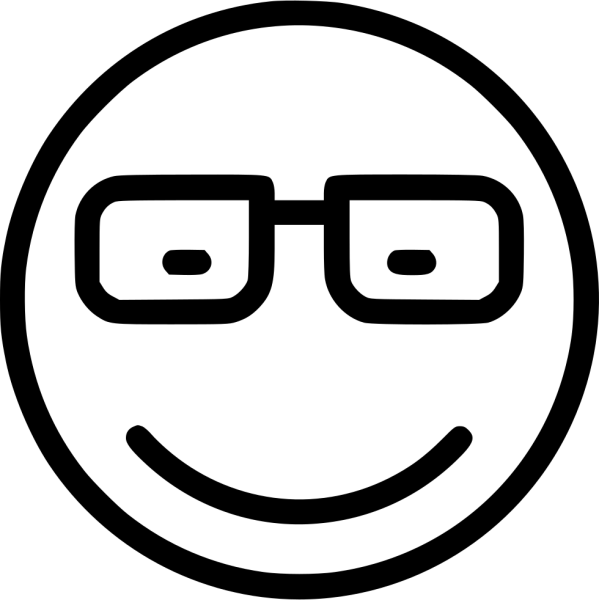 Смайлики монохромные