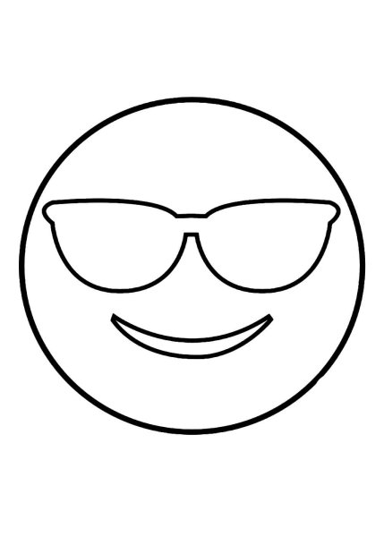 Смайлики раскраска