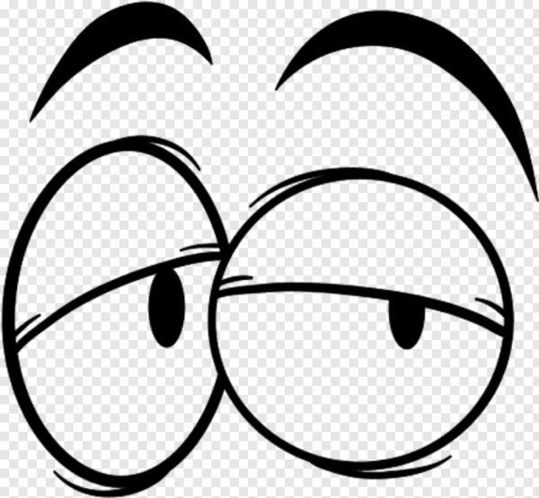 Глазки черно белые