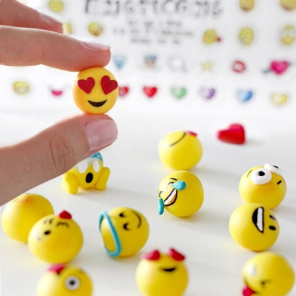 Смайлы из полимерной глины