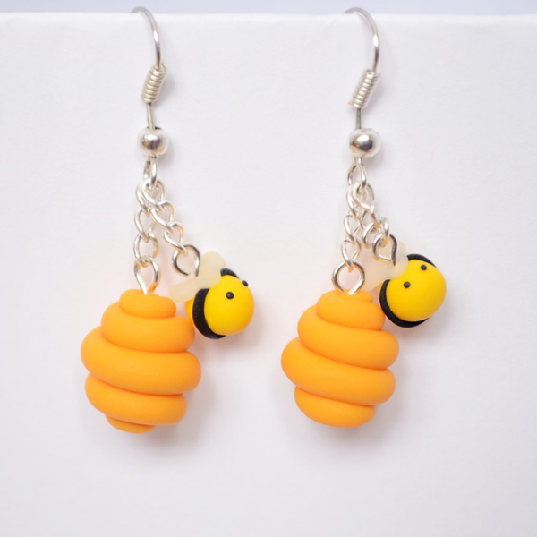 Серёжки из полимерной глины