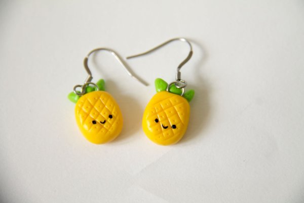 Серьги из полимерной глины