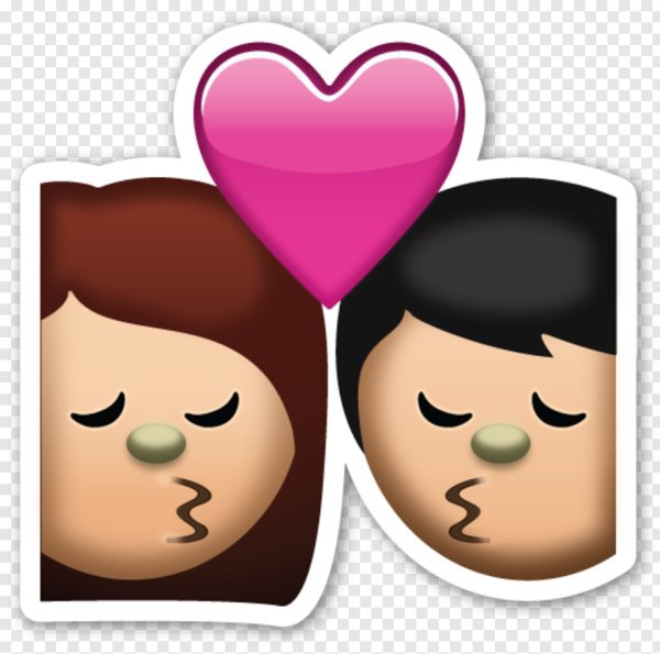 Эмодзи поцелуй