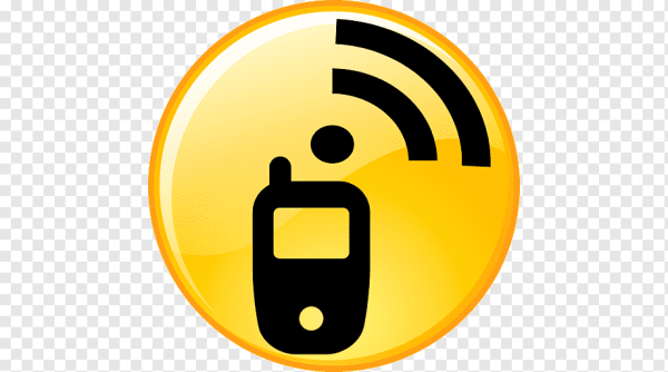 Смайлик с мобильником